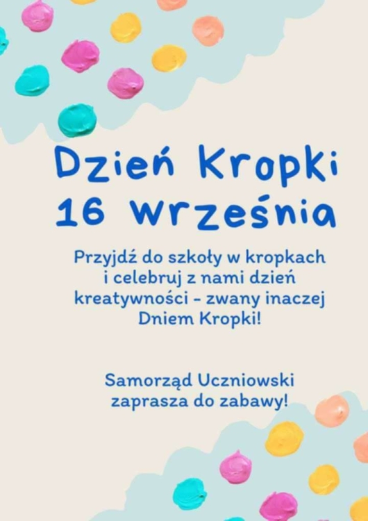 Dzień Kropki - święto kreatywności i odwagi