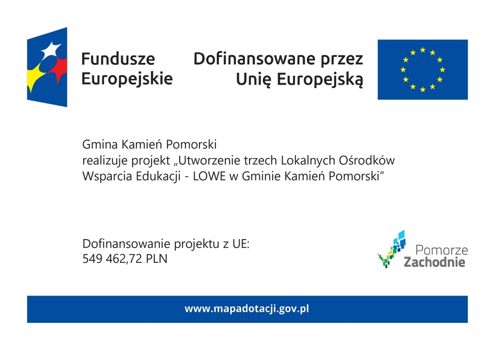 Projekt LOWE w Gminie Kamień Pomorski