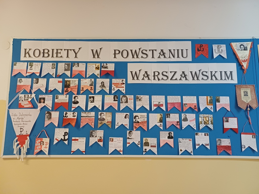 BohaterON – włącz historię! Uczniowie naszej szkoły pamiętają o bohaterkach Powstania Warszawskiego