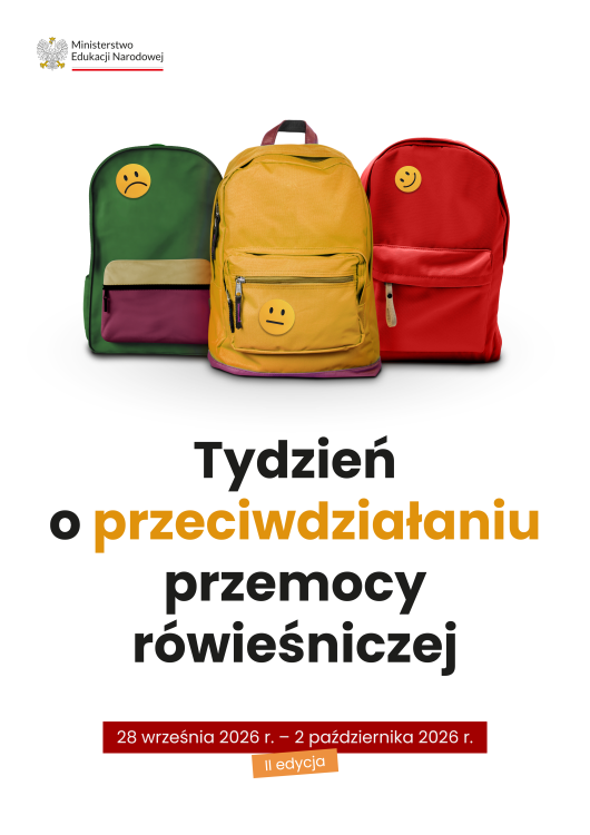 Plakat - Tydzień Zapobiegania Przemocy Rówieśniczej
